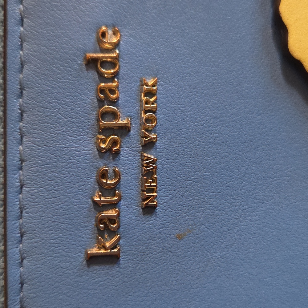 Kate Spade NY Tide Pool Puffy Puffer Fish Continental Wallet EUC - Picture 5 of 16